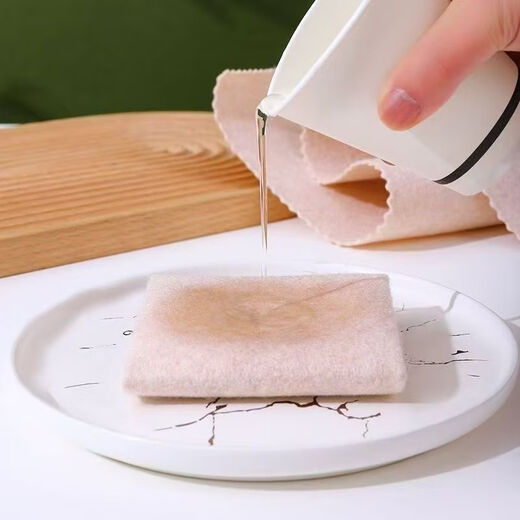 Loofah rag household water-absorbing oil-absorbing traceless dishcloth kitchen lazy cleaning 30 items