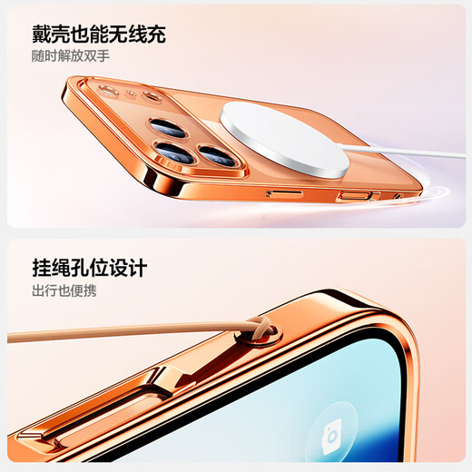 Flash Magic Sales TOP|Gold List Hot Model Suitable for Apple 17pro mobile phone case iPhone17pro protective cover lens all-inclusive ultra-thin transparent silicone anti-fall soft shell for men and women