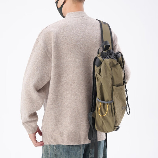 Baleno BALENO machine washable Henry collar sweater for men in winter Italian old money sweater lazy neutral wool sweater black M