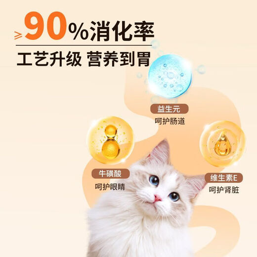 Tintin Little Pet Full Price Freeze-Dried Cat Food for Fattening Kittens High-Protein Adult Cat Ragdoll British Shorthair Cat Universal Full-stage Nutritional Food One Jin Jin is equal to 0.5 kg Pure Food New Customer Trial