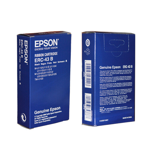 Epson ERC-43B Mini Printer Ribbon Holder Black (Applicable to MT311/M-U310/11/312/M-V110/M-U115/DM-210/220 models)
