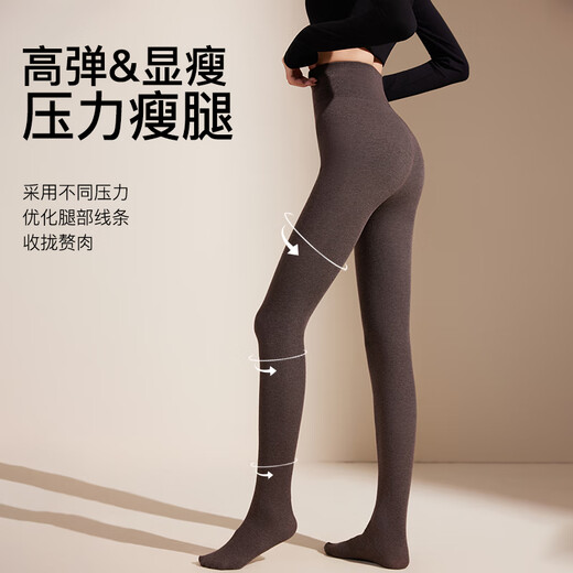 Catman Seven-section Pressure Pants Women's Autumn and Winter Thickened Leggings for External Wear Warm Cotton Pants High Waist Slimming Pantyhose