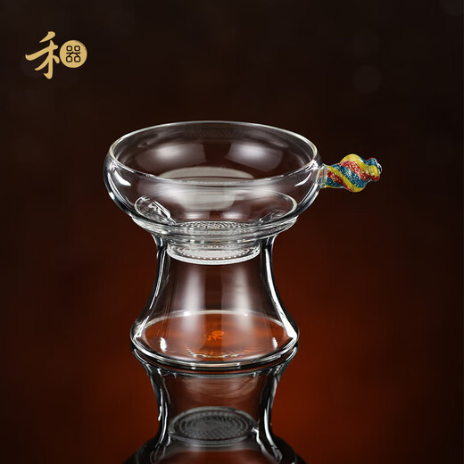 He Qi Lan Yu Funing filter Hongmeng glass tea drain laser drilling high-end high-temperature resistant household advanced filter