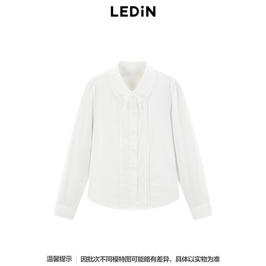 Leding sweet doll collar shirt women's winter shirt C1CAE4203 blue 1 L