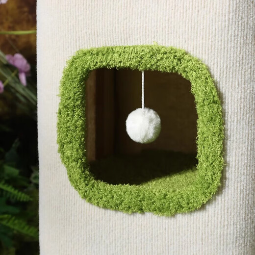 Tree hole sisal bucket cat climbing frame cat nest to keep warm in winter and does not occupy an area double-layer closed winter climbing frame cat nest felt handbag