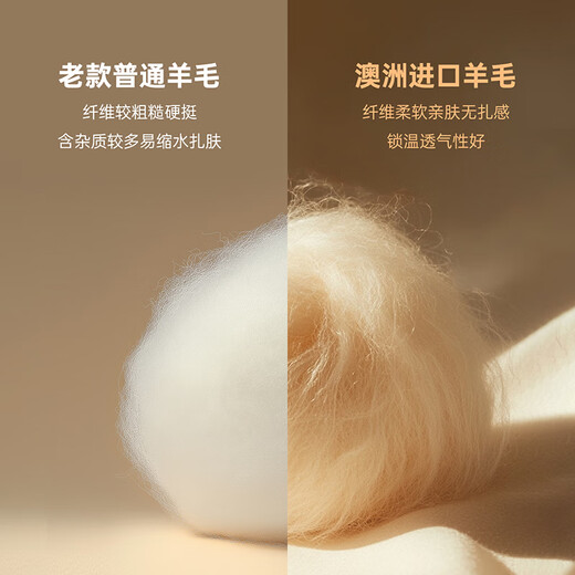 Septwolves wool sweater autumn and winter warm and cold-proof 100% sheep wool sweater men's sweater casual tops men's clothing