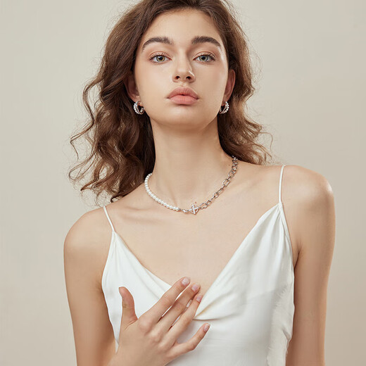 Arsis celebrity style small earrings for women, pearl earrings, 925 silver needles, birthday gift for girlfriend