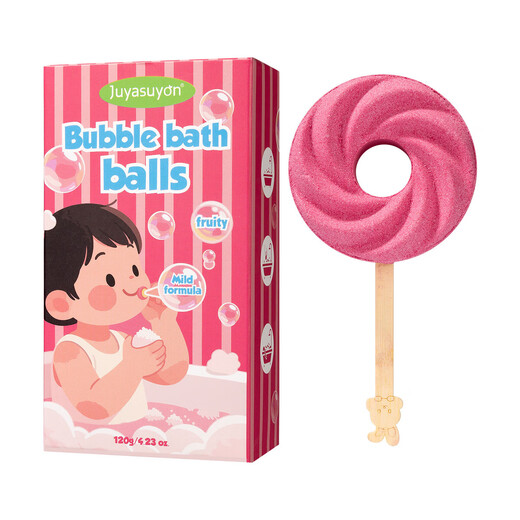 Children's special blowing bubble bath salt ball, explosive salt vapor cannonball, multi-bubble toy bath ball, super bubbles, blowing bubble bath salt ball 120g, fruity * 2 boxes