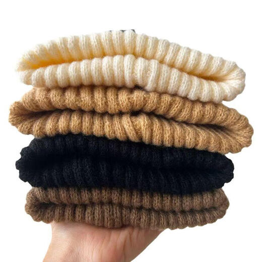 Nian Meifang protects the forehead and wipes the forehead for women to keep warm and cover the forehead with a headscarf and a headband to cover white hair. The postpartum hairband is produced in beige.