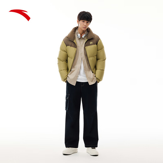 ANTA Wang Yibos Brot-Daunenjacke im gleichen Stil, wasserabweisende kurze Entendaunenjacke, sportliche warme Jacke