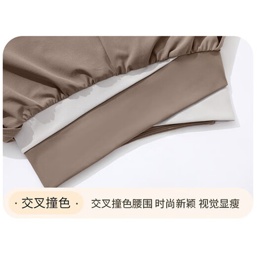 Yoga fitness wear, sports pants, fake two-piece outdoor running suit, hip-covering trousers, Pilates training top, autumn and winter, star black trousers L