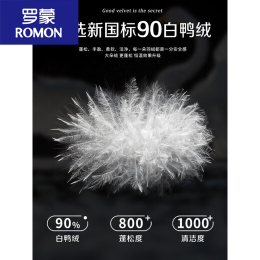 Luo Meng's micro-flared down pants for women's outer wear in winter new high-waist slim 90 white duck down thickened cold-proof warm cotton pants navy blue M