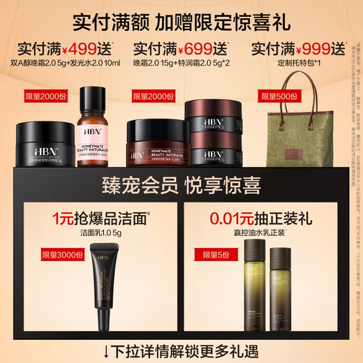 HBN Caffeine Eye Cream Lightens Fine Lines, Lifts and Firms, Diminishes Dark Circles and Bags, Birthday Gift for Girlfriend