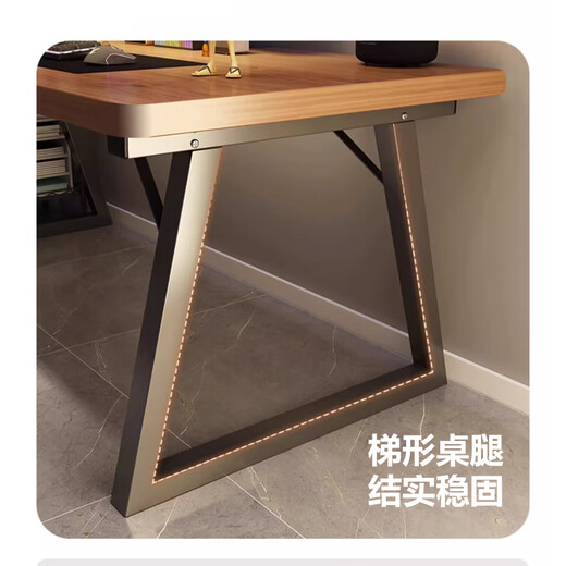 Huakaizhixing computer desk desktop student home office desk learning writing table e-sports game table BGZ729 1 meter black