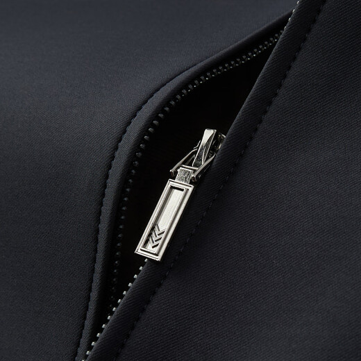 Shanshan (FIRS) Mulberry Silk Liner Men's Autumn and Winter Cotton Lapel Embossed Thickened Warm and Close-fitting Business Casual Jacket