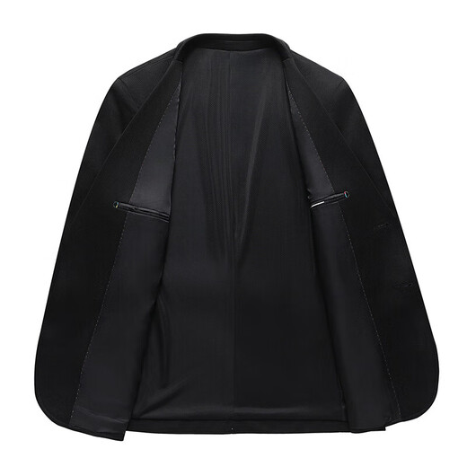 BOSS Men's Lightweight Black Suit 2025 New Spring High-end Men's Business Casual Suit Jacket Black M 170 Suitable for 100-125 Jin Jin equals 0.5 kg