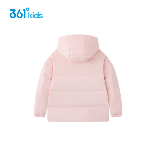 361°儿童羽绒服25冬男童3-14岁中长款能暖保暖外套粉160