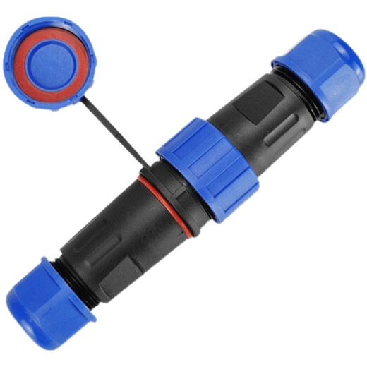 Qilicai IP68 welding-free wire and cable waterproof male and female docking fast power connector industrial aviation plug and socket LD20 3-core 25A male and female set