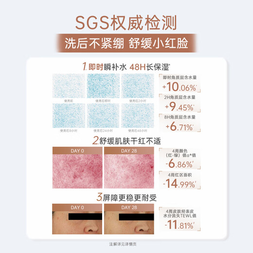 Kangaroo Mom Wheat Facial Cleanser Cleansing, Moisturizing and Pregnant Women Skin Care Products Cosmetics Upgraded Hydrating Facial Cleanser 100g