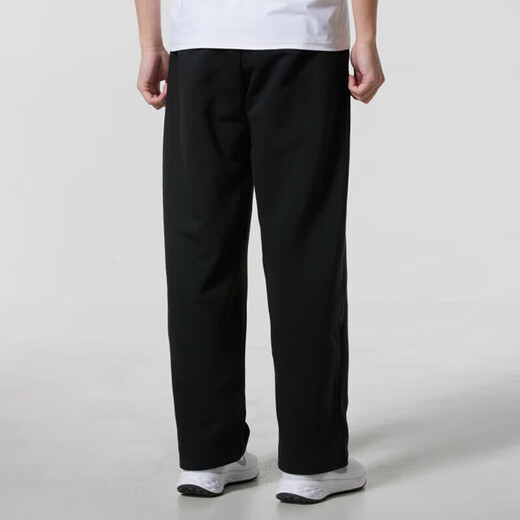 NIKE Men's Pants 2025 Winter New Sports Pants Comfortable and Versatile Casual Pants Knitted Velvet Warm Straight Pants IM6334-010 M