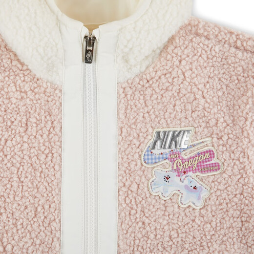 NIKE baby knitted imitation sherpa jacket winter boys soft baby layered jacket NIKE IQ9936