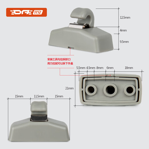 DAIAN is suitable for Volkswagen Lavida Sagitar Magotan Passat Tiguan L Bora POLO makeup mirror sun visor buckle A style convex base gray