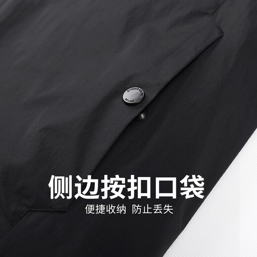 Dances with Wolves Down Lined High Frequency Lapel Jacket Men's 2025 Autumn and Winter New Light Warm Men's Casual Jacket 1006 Black 001 2XL (185)