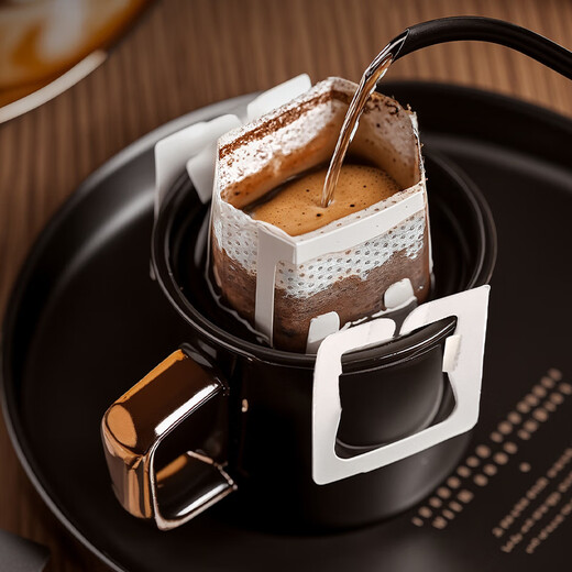 CLITON ear-hanging coffee filter paper, portable hand-brewed coffee powder filter, drip-type hand-brewed coffee powder filter bag, 50 sheets