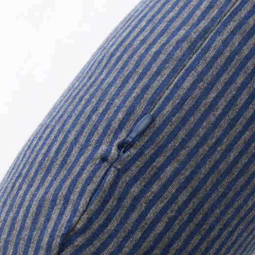 MUJI Self-operated Limited Comfort Neck Pillow-Blue Gray Stripe U-shaped Pillow Neck Pillow Aircraft Travel Pillow Neck Pillow
