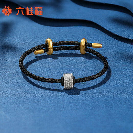 Liuguifu Jewelry Platinum Transfer Beads Small Waist Platinum Rope Beaded Bracelet PT0600064 About 5.5g