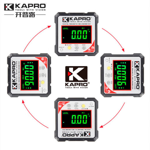 RSRDDY digital display inclinometer with laser high-precision electronic angle ruler 360-degree measurement angle meter strong magnetic 393 393L inclinometer four-sided magnetic with laser