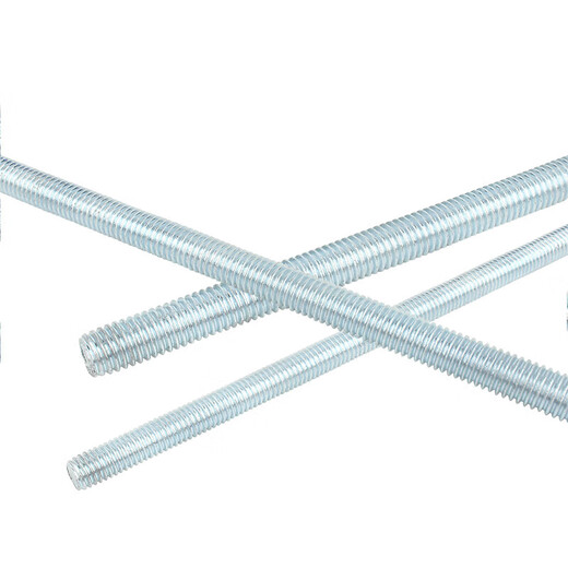 Steel pre-worked products, galvanized screw rod, high-strength fully threaded screw rod, national standard quality ceiling extended full-thread bolt rod, Jingcang 8*1 meter (price of 5 pieces) 1 meter