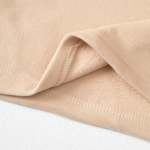 Children's Derong velvet warm boys' autumn and winter underwear girls' bottoming shirt medium and large children's warm long-sleeved tops Skin color - Derong top CFX 160