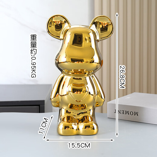 Care Bear decoration living room light luxury TV cabinet wine cabinet cartoon Care Bear doll internet celebrity children's room decoration black PC shelf set