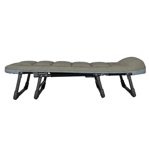 Wenna folding bed lunch break folding sheet single bed recliner camp bed office nap bed eight-legged waist protector 1.9m long