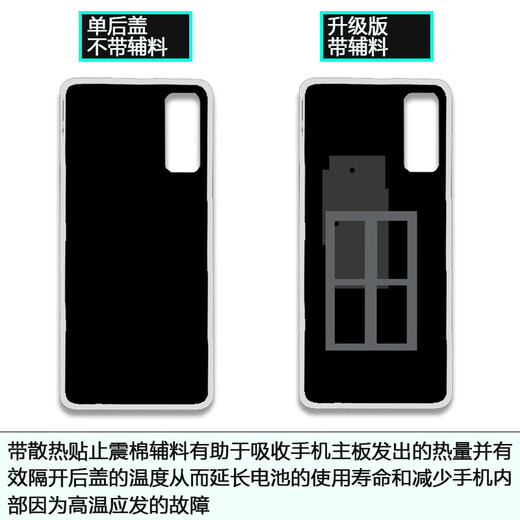 Original for Huawei Enjoy 20PRO back shell glass Enjoy Z back cover mobile phone battery cover rear screen back cover Enjoy 20Pro/Z Magic Night Black back cover Huawei Enjoy 20PRO/Z