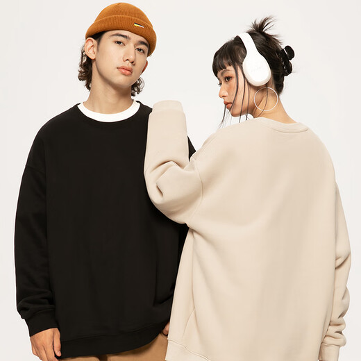 Pull back American sweatshirt men's autumn and winter plus velvet cleanfit heavyweight long-sleeved men's high cotton comfortable inner layering shirt burgundy (solid color) S (recommended 85Jin Jin equals 0.5kg -100Jin Jin equals about 0.5kg)