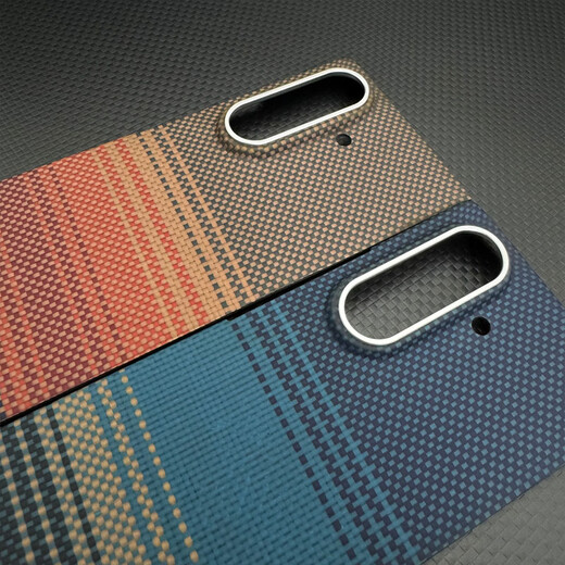 Samsung (SAMSUNG) original quality, suitable for Samsung ZFOLD7 Kevlar mobile phone case, aramid fiber protective cover, magnetic suction, fine-grained metal ring magnetic suction, back cover, Samsung Galaxy Z Fold7