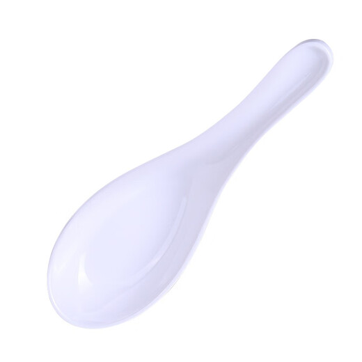 Wuhe sterilizer special melamine tableware white spoon imitation porcelain tableware wholesale hotel home catering fast food hall 50 special spoons for sterilizer