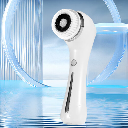 GERLLO Face Wash Instrument Balancing Oil Electric Facial Cleanser Nose Pore Cleaner Deep Facial Facial Oil Blackhead Facial Washer Brush Washing Machine New Year's Day Gift White Vibrating Rotating Clean