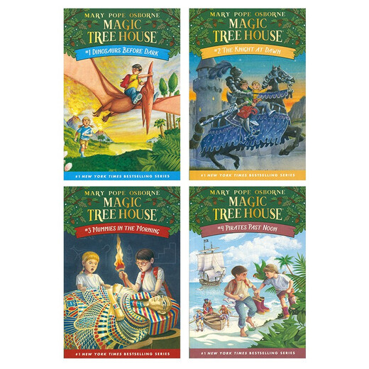 神奇树屋（套装1-4册） 进口原版 Magic Tree House 桥梁书 章节书 英文绘本 [平装] [6-15岁]