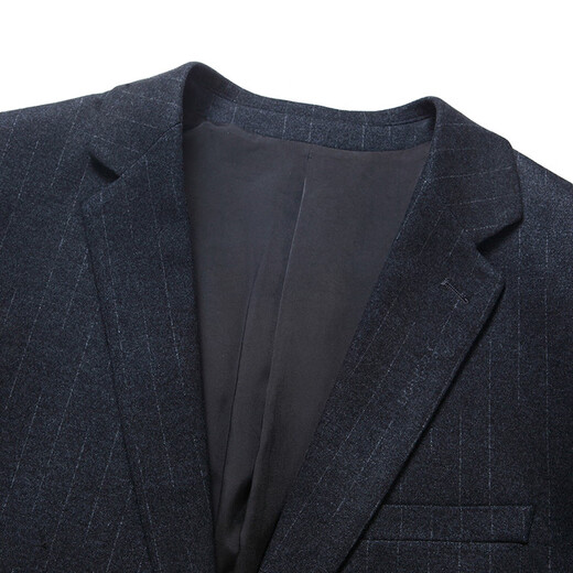 丨Lilang丨Autumn and winter men's high-end business casual suit suit slim formal suit groom wedding dress two-piece set gray blue 2XL (recommended 135-150Jin Jin equals 0.5 kg)