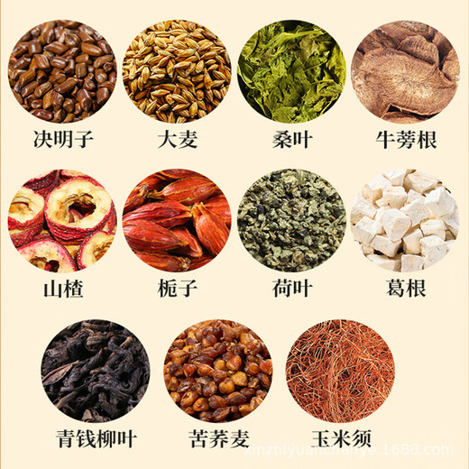 Mein Kaiser Qingqian Liu Muang Blatt Mais Schal Tee Gesundheit Cassia Tee Ersatztee 5 Kisten 150g