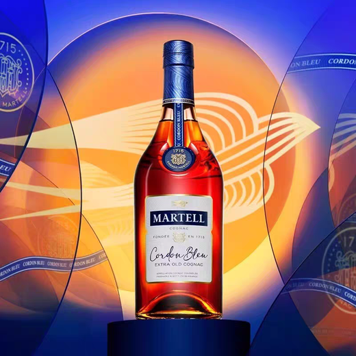 Martell Cordon Bleu XO Grade Cognac Brandy Foreign Wine Spirits Imported from France Business Gifts Cordon Bleu XO Grade 750mL 6 bottles Hong Kong version