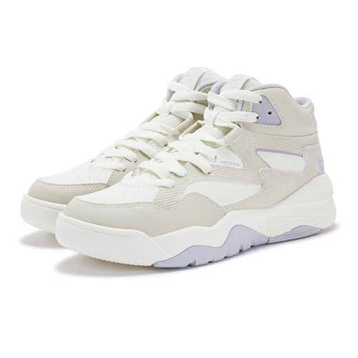 361 women's sports shoes for autumn and winter new high-top cotton shoes plus velvet warm casual sneakers 682536626A-2