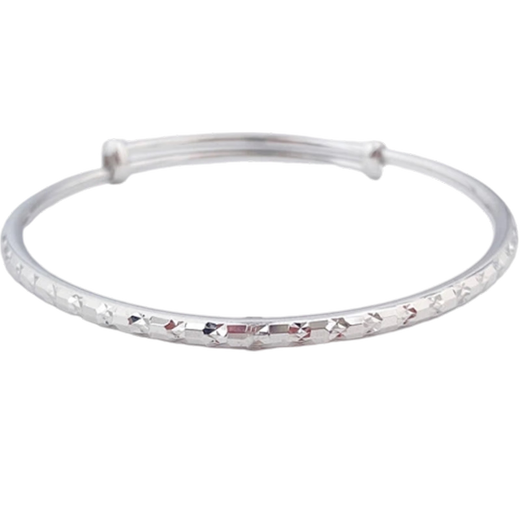 Beijing Gold Trading Center Co., Ltd. platinum bracelet pt950 imitation crystal shape push-pull bracelet for girlfriend and wife holiday birthday gift 2025, about 13.78g