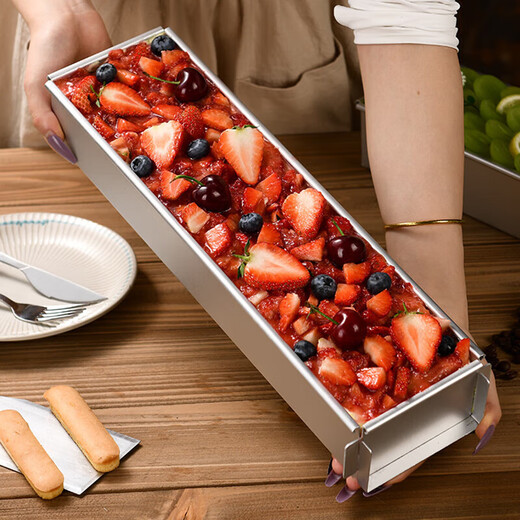 Wild pigeon tiramisu mold long box internet celebrity cake dessert mold cake embryo tray baking mold crisper box