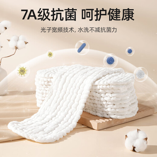 Betis baby gauze diapers washable baby breathable meson urine ring newborn diaper pocket 10 pack L size