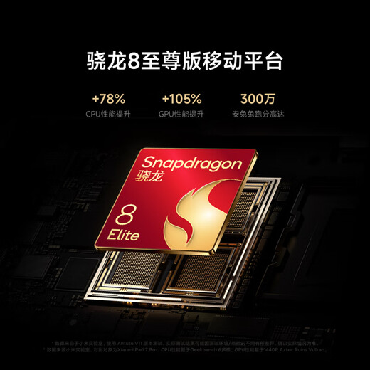 Xiaomi (MI) Pad 8 Pro Jährliches Flaggschiff-Neuheitsprodukt 3,2K HD-Augenschutz-Tablet Snapdragon 8 Extreme Edition-Prozessor Xiaomi Pad 8 Pro Schwarz 8 GB + 256 GB Reguläre Version