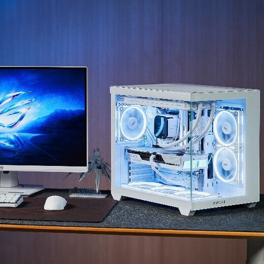 ASUS family bucket 12 periods interest-free i5 14600KF/RTX5060/RTX5060Ti host e-sports Delta mobile desktop assembly computer DIY host assembly machine with two 12400F丨RTX5060丨12 periods interest-free